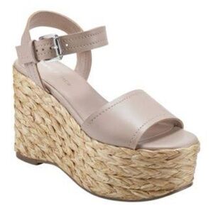 Marc Fisher Women's Beige Platform Sandals